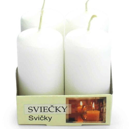 Adventná sviečka 40-80 biela