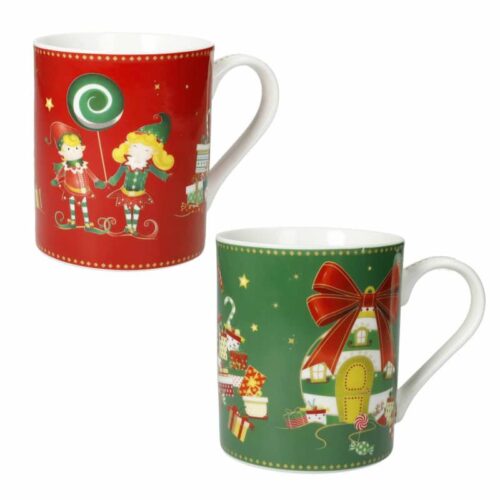 Šálky porcelán ELF Brandani 2x300ml