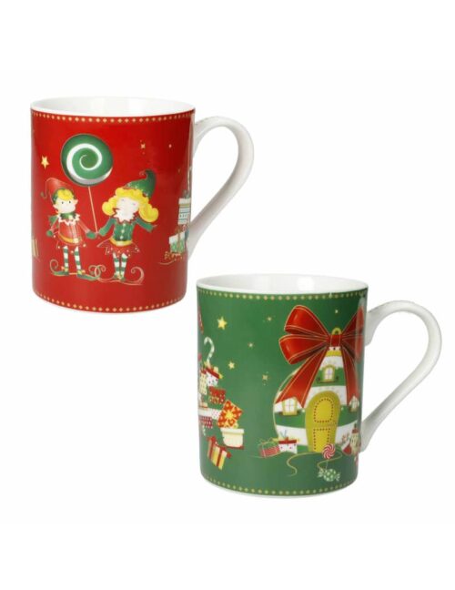 Šálky porcelán ELF Brandani 2x300ml